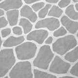 50" X 70" Gray And Ivory Giraffe Microfiber Plush Throw Blanket - Homeroots - Flyclothing LLC