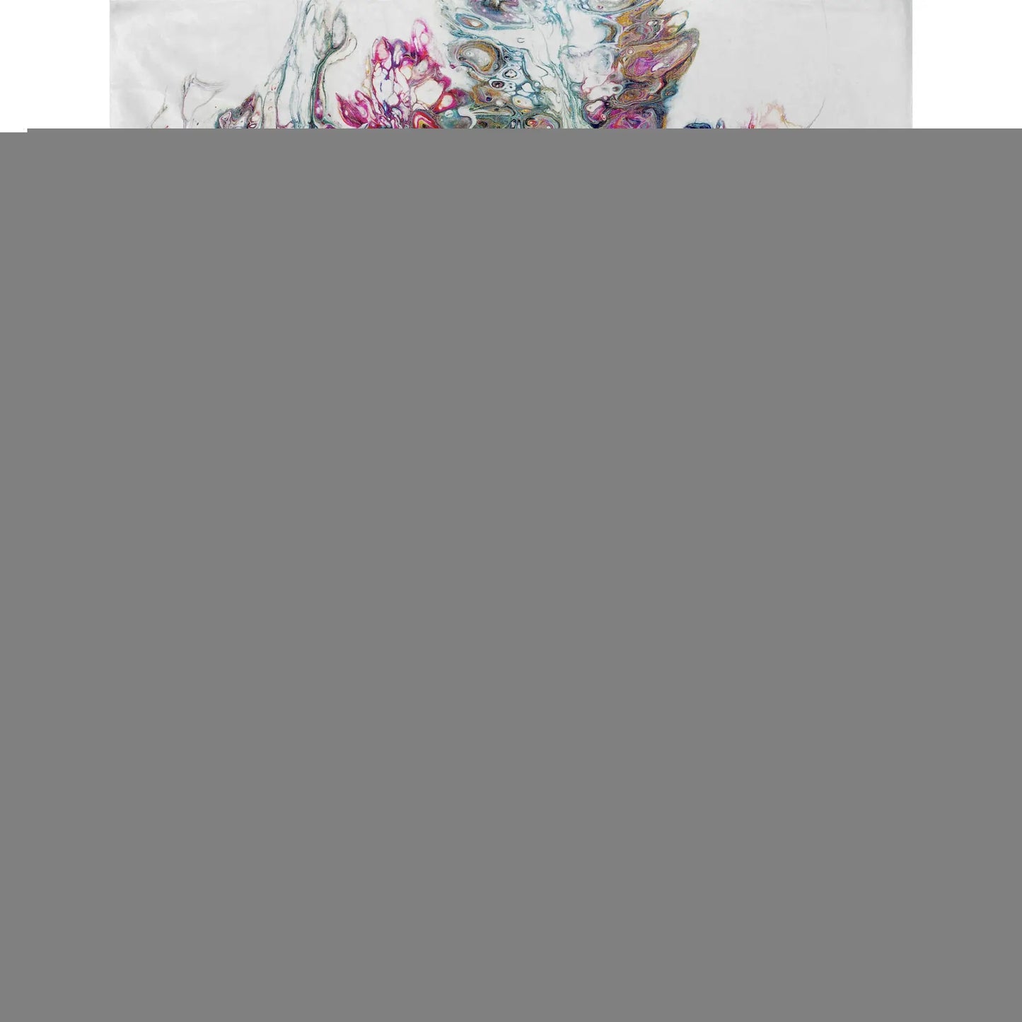 50" X 70" White Blue And Gold Abstract Microfiber Plush Throw Blanket - Homeroots - Flyclothing LLC
