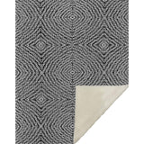 50" X 70" Charcoal And Ivory Abstract Microfiber Plush Throw Blanket - Homeroots - Flyclothing LLC