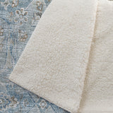 50" X 70" Ivory Coffee And Teal Damask Microfiber Plush Throw Blanket - Homeroots - Flyclothing LLC