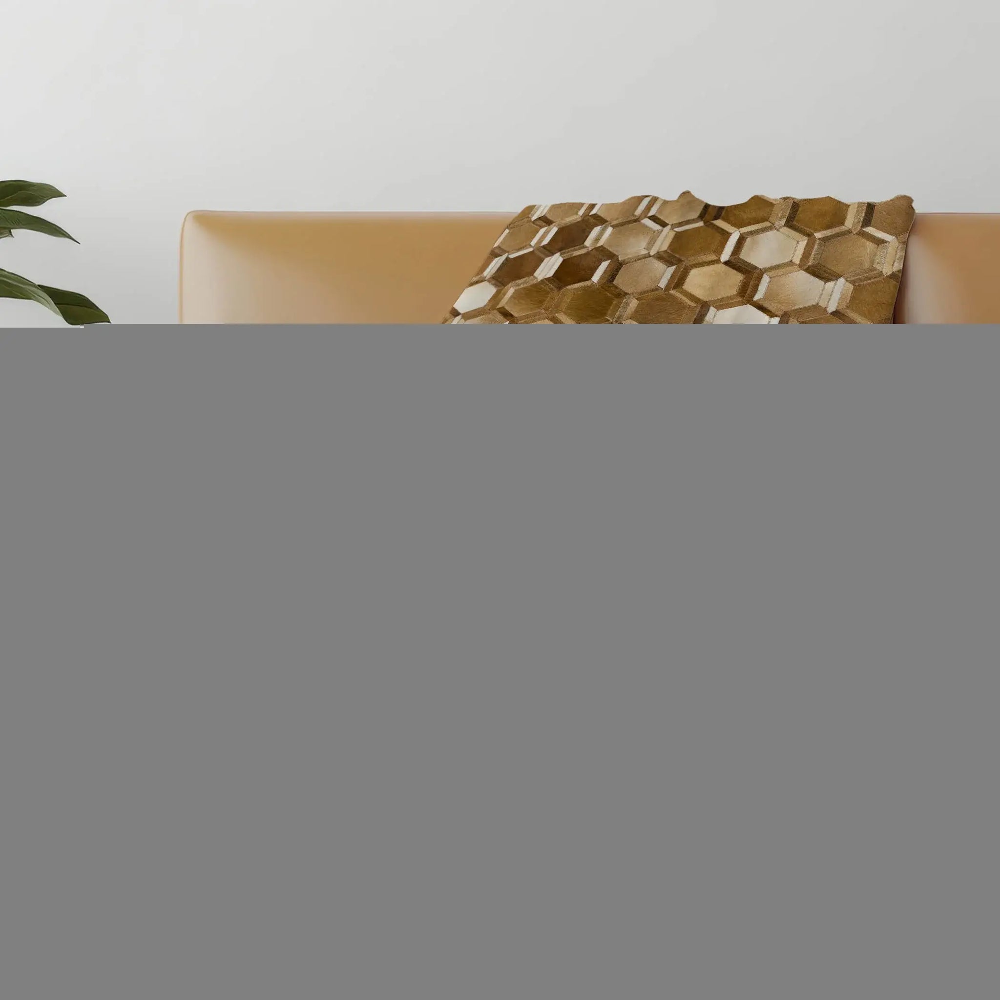 50" X 70" Brown And Beige Geometric Microfiber Plush Throw Blanket - Homeroots - Flyclothing LLC