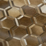 50" X 70" Brown And Beige Geometric Microfiber Plush Throw Blanket - Homeroots - Flyclothing LLC