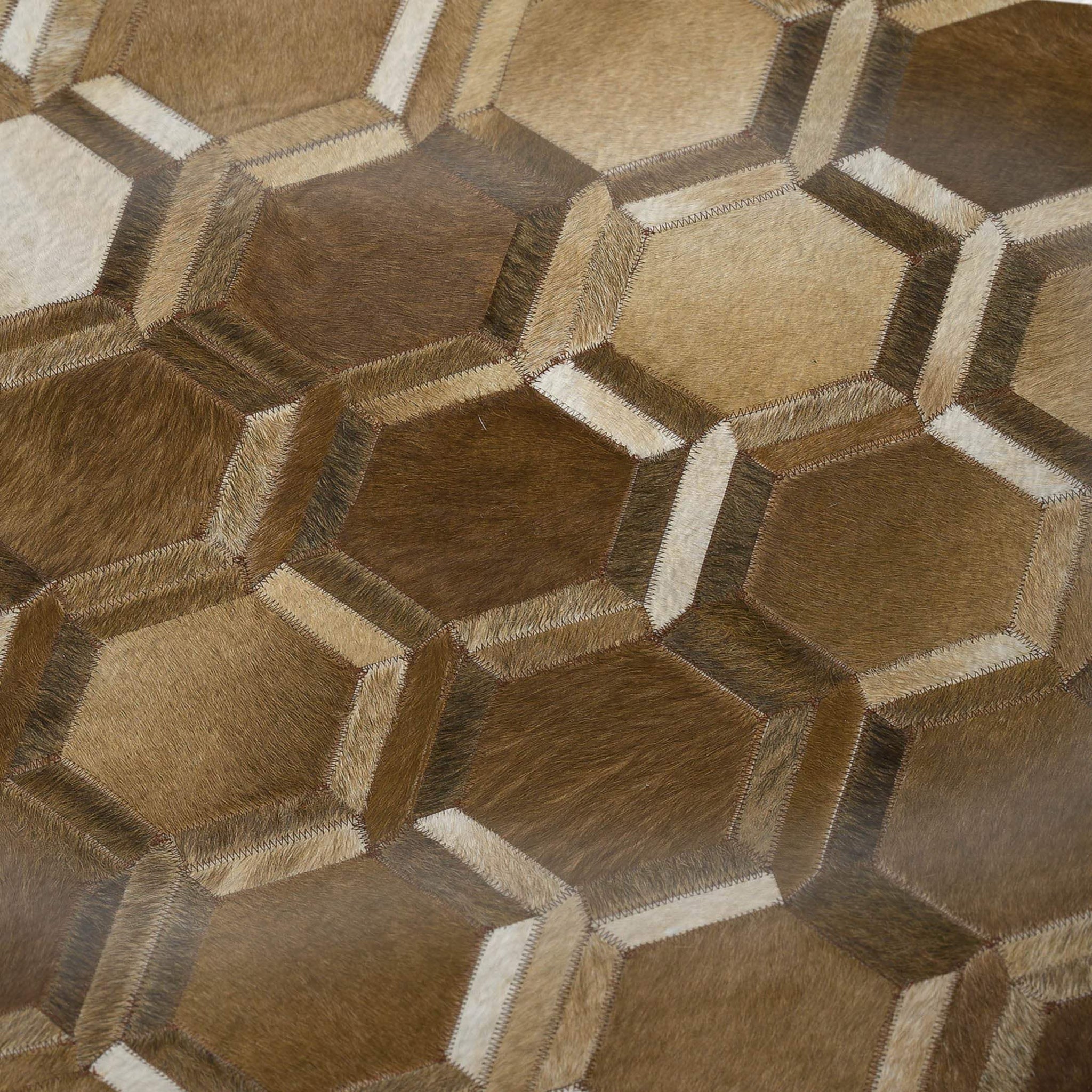 50" X 70" Brown And Beige Geometric Microfiber Plush Throw Blanket - Homeroots - Flyclothing LLC