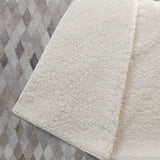 50" X 70" Gray Beige And Ivory Geometric Microfiber Plush Throw Blanket - Homeroots - Flyclothing LLC