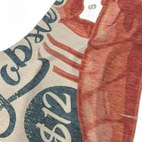 50" X 70" Beige Blue And Red Lobster Plush Throw Blanket - HomeRoots - Flyclothing LLC