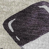50" X 70" Ivory Purple And Green Wine Tasting Microfiber Plush Throw Blanket - Homeroots - Flyclothing LLC