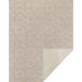 50" X 70" Beige Sand Dollar Microfiber Plush Throw Blanket - Homeroots - Flyclothing LLC