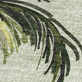 50" X 70" Green Palm Tree Microfiber Plush Throw Blanket - Homeroots - Flyclothing LLC