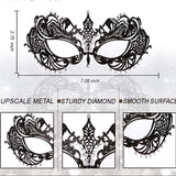 Mask for Women Venetian Metal Party For Carnival Halloween Costume Cosplay - SHOMICOBOUTIQUE - Flyclothing LLC