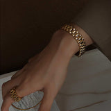 Titanium Steel Chain Bracelet - Trendsi - Flyclothing LLC
