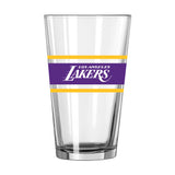 Los Angeles Lakers 16oz Stripe Pint Glass