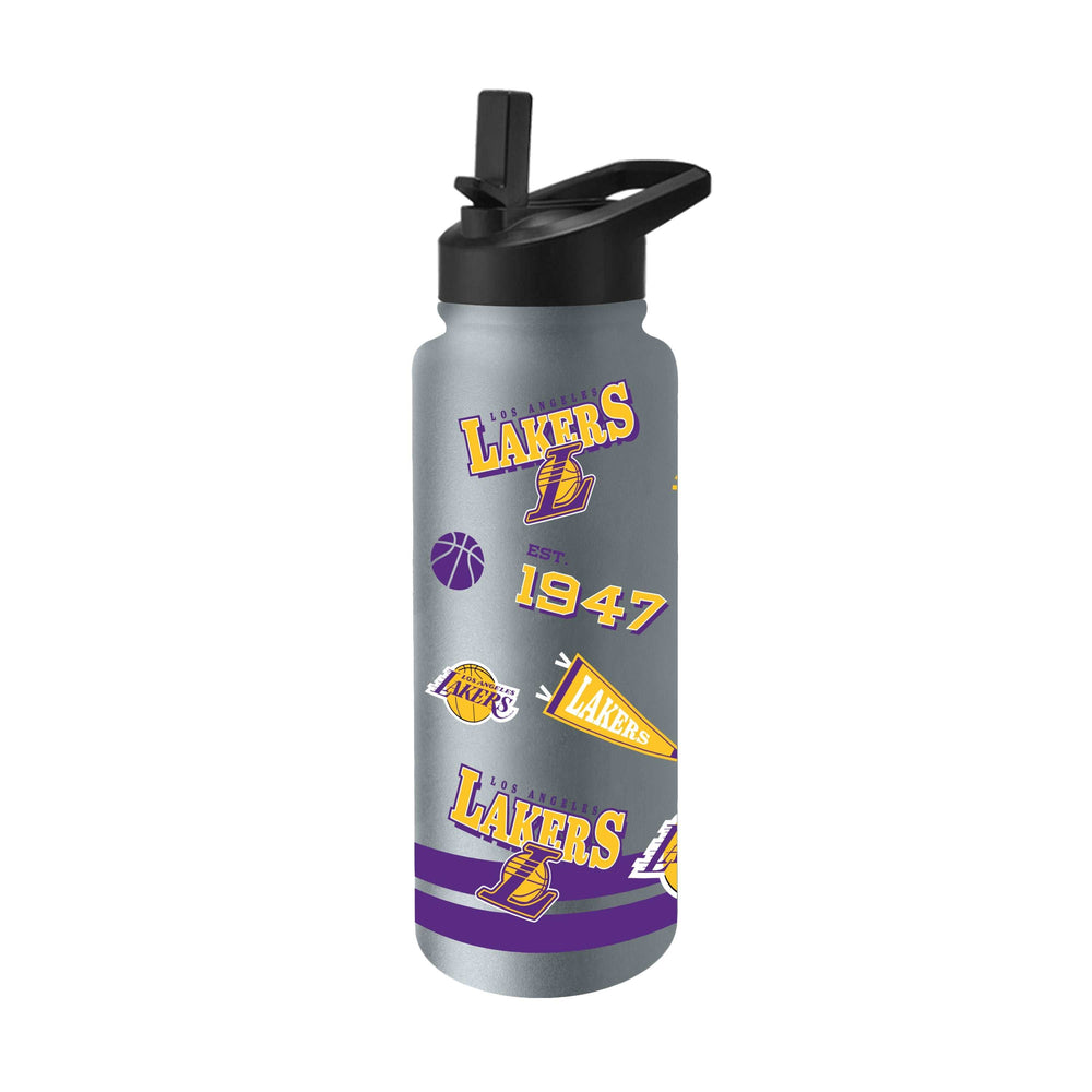 LA Lakers 34oz Stone TJ Maxx Native Quencher Bottle - Logo Brands - Flyclothing LLC