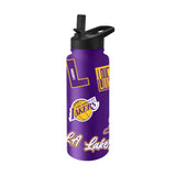 LA Lakers 34oz Dreamweave Quencher Bottle - Logo Brands - Flyclothing LLC