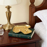 7" Gold Cast Iron Handmade Mushroom Trinket Tray - HomeRoots - Flyclothing LLC