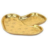 7" Gold Cast Iron Handmade Mushroom Trinket Tray - HomeRoots - Flyclothing LLC