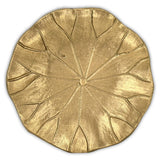 6" Gold Cast Iron Lily Pad Trinket Tray - HomeRoots - Flyclothing LLC