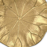 6" Gold Cast Iron Lily Pad Trinket Tray - HomeRoots - Flyclothing LLC