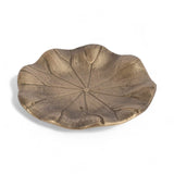 6" Gold Cast Iron Lily Pad Trinket Tray - HomeRoots - Flyclothing LLC