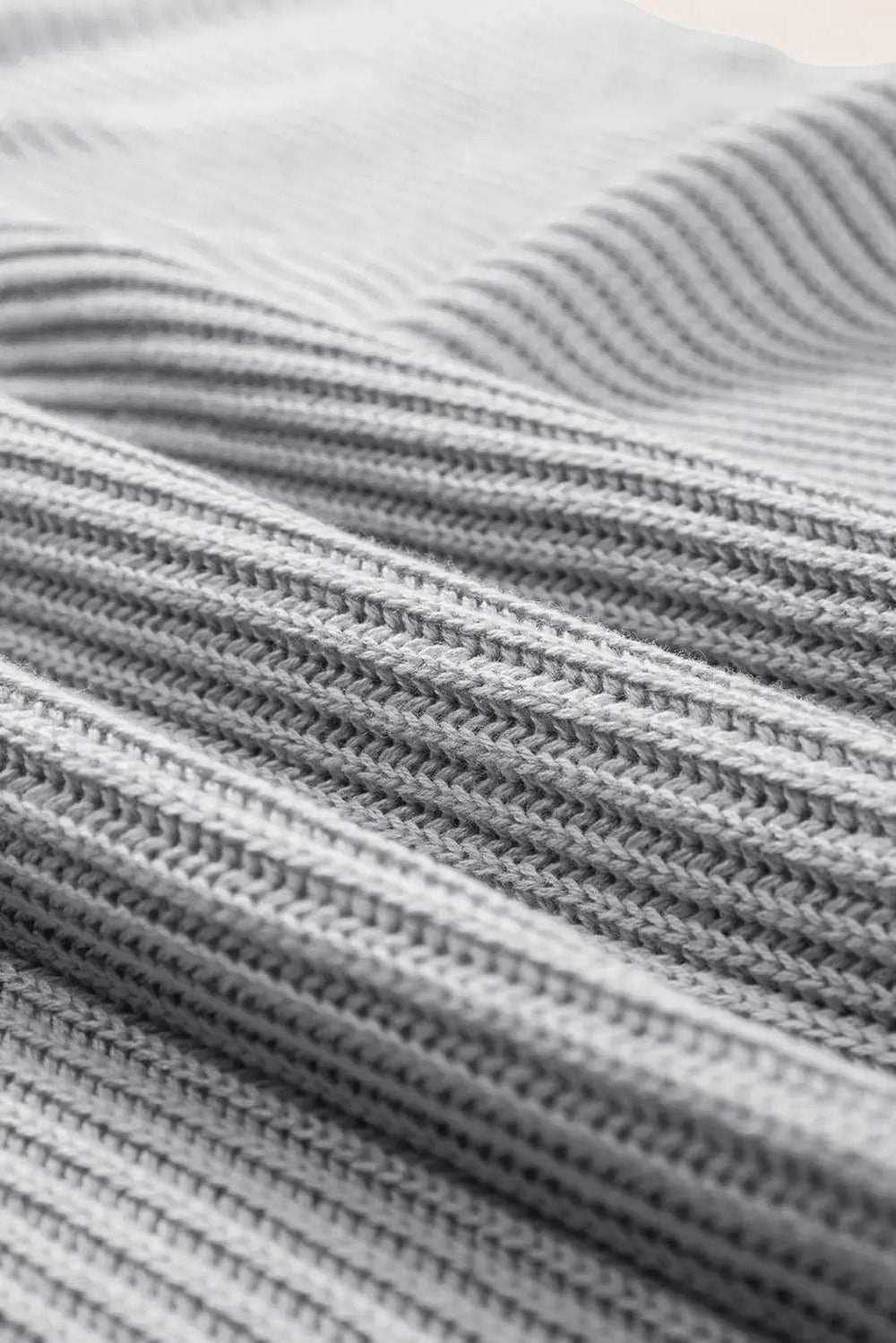 Slit Round Neck Short Sleeve Knit Top - Trendsi - Flyclothing LLC