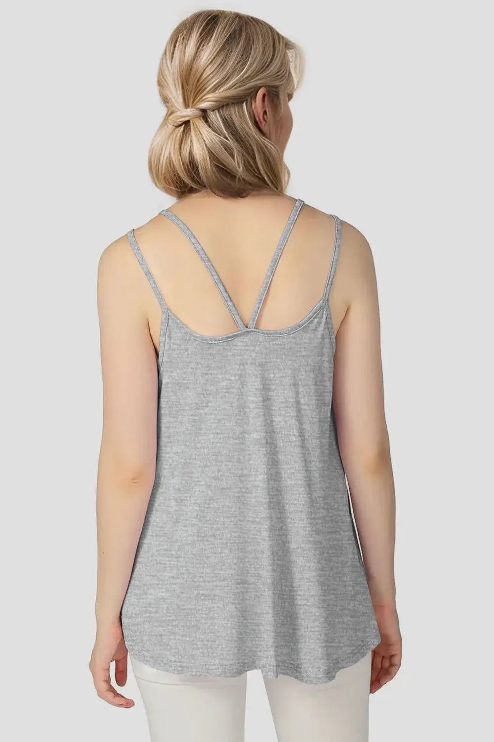 Basic Bae Bamboo Scoop Neck Double Spaghetti Straps Cami - ShopBasicbae - Flyclothing LLC