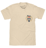 Coors Banquet Rodeo Bull Beer Front and Back T-Shirt - Cream - Tee Luv - Flyclothing LLC