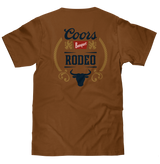 Coors Banquet Rodeo Bull Beer Front and Back T-Shirt
