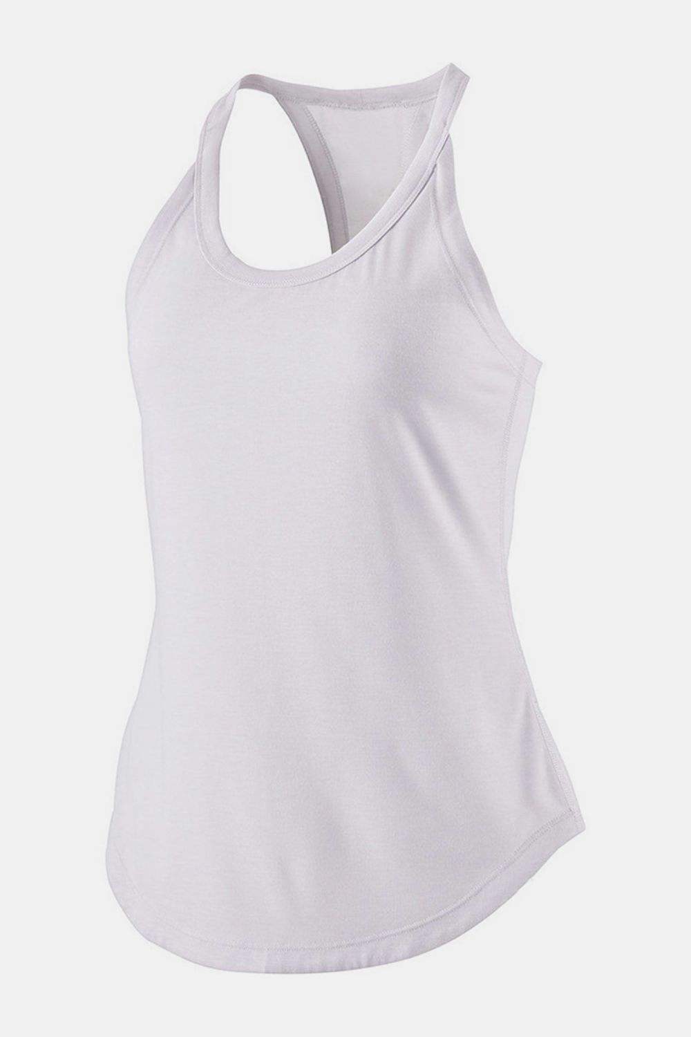 Scoop Neck Active Tank - Trendsi - Flyclothing LLC