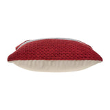 20" Red And Blue Striped Cotton Blend Throw Pillow Cover - HomeRoots - Flyclothing LLC
