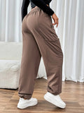 Tied Joggers with Pockets - Trendsi