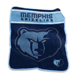 Memphis Grizzlies 60x80 Raschel Blanket
