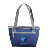 Memphis Grizzlies Crosshatch 16 Can Cooler - Logo Brands - Flyclothing LLC
