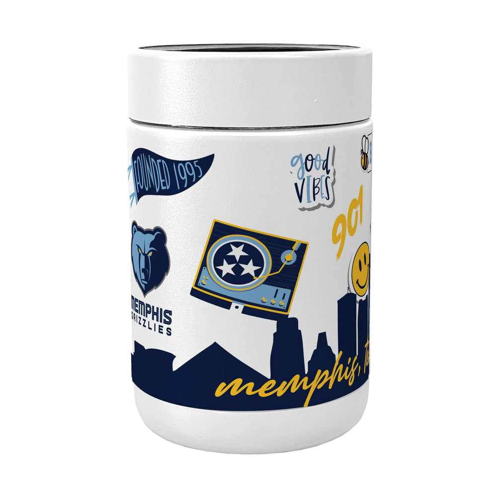Memphis Grizzlies Powder Native Coat Coolie - Logo Brands - Flyclothing LLC
