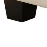 32" Beige and Black Velvet Tufted Storage Ottoman - Homeroots - Flyclothing LLC