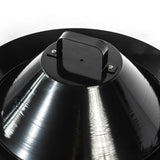 50000 BTU 19" Black Steel Propane Portable Tabletop Round Fire Pit - Homeroots - Flyclothing LLC