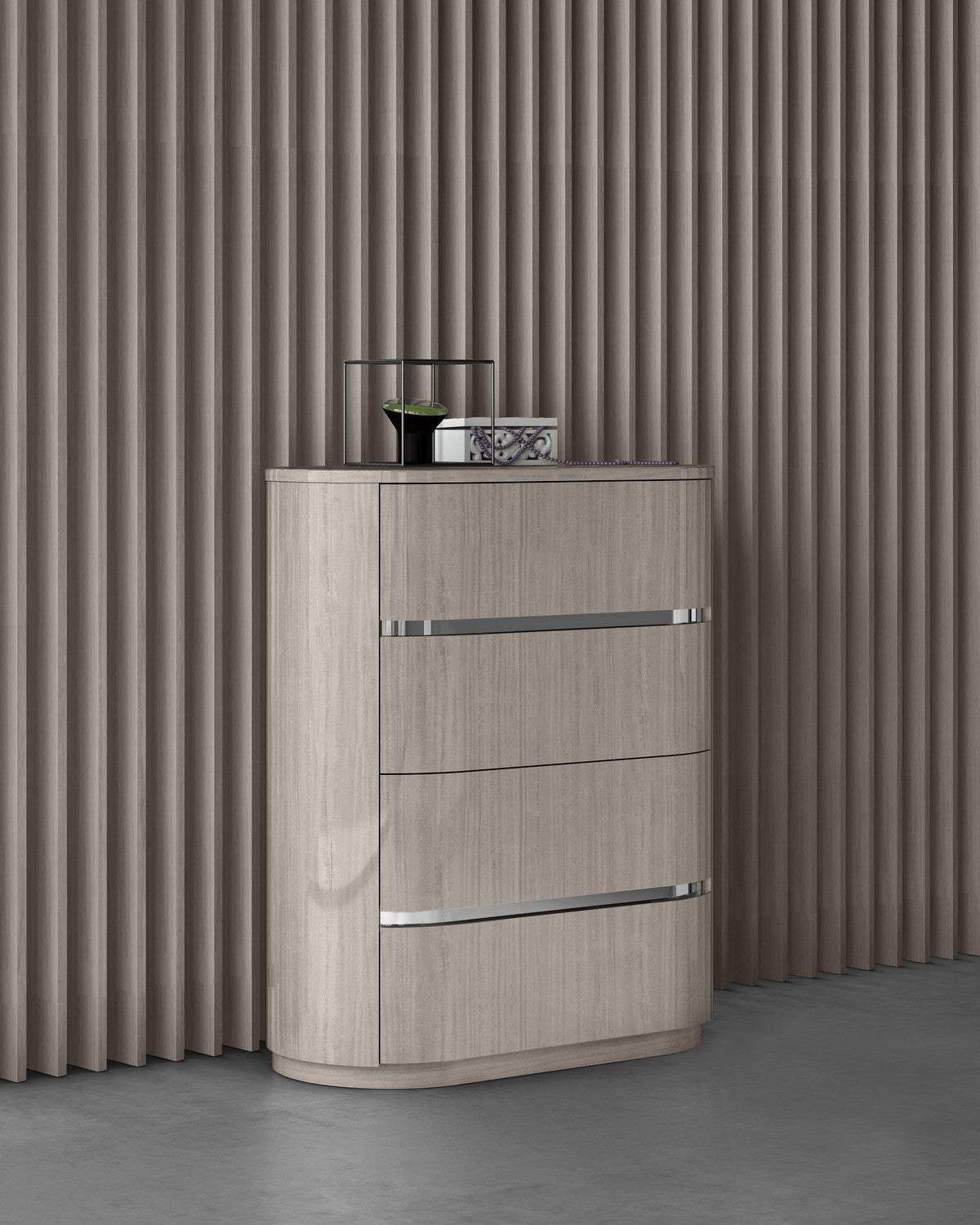 40" Beige Wood Four Drawer Dresser - HomeRoots - Flyclothing LLC