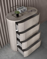 40" Beige Wood Four Drawer Dresser - HomeRoots - Flyclothing LLC