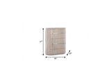 40" Beige Wood Four Drawer Dresser - HomeRoots - Flyclothing LLC