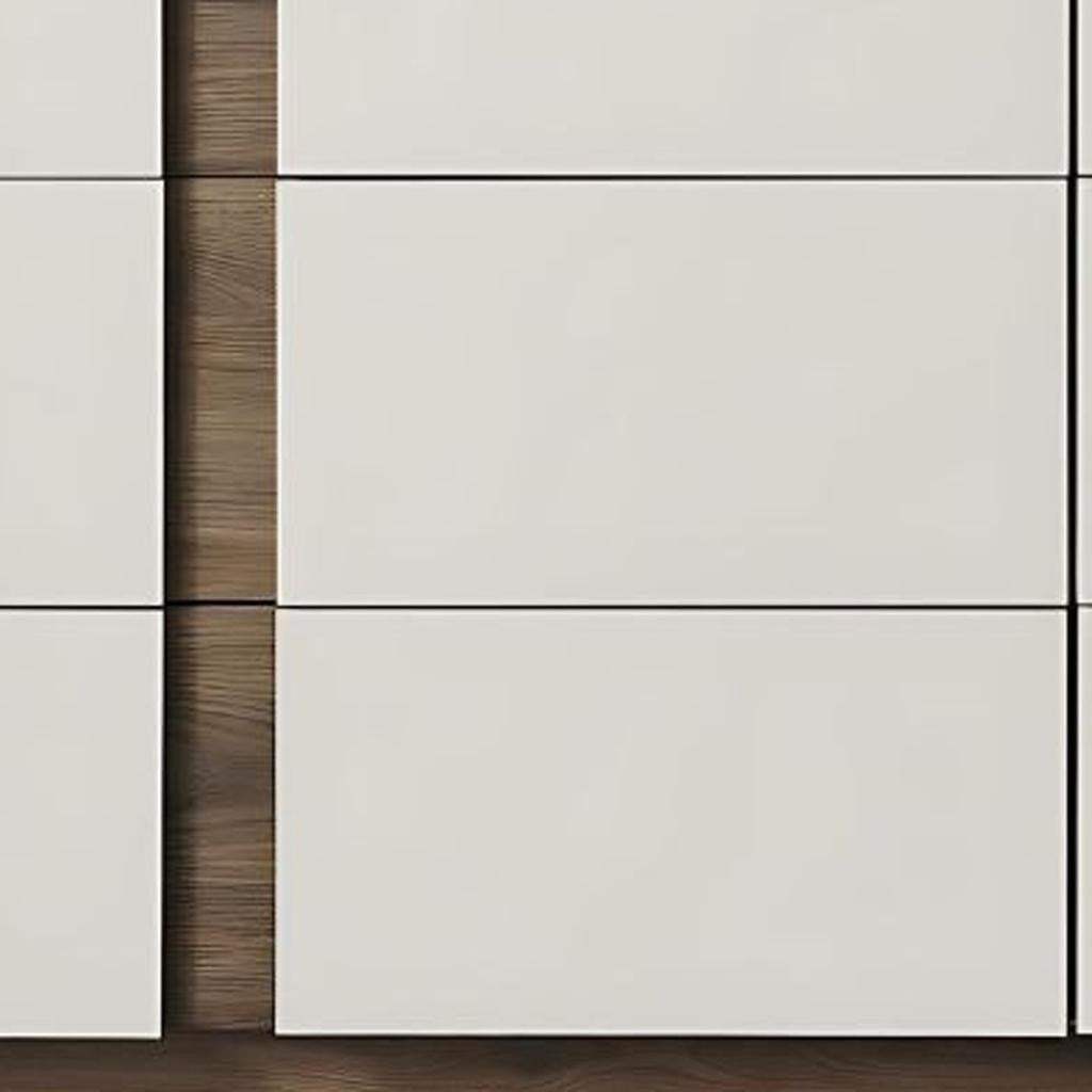 60" Light Gray And Walnut Wood Six Drawer Double Dresser - HomeRoots - Flyclothing LLC