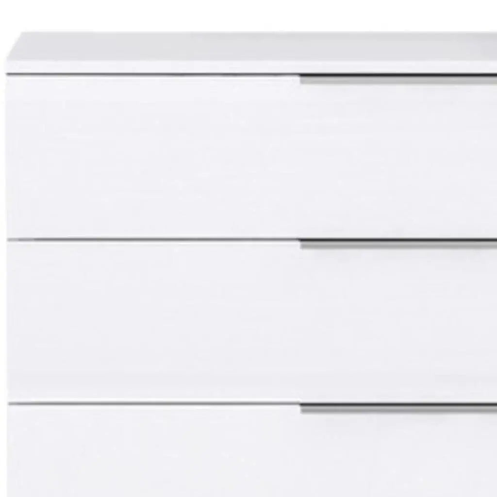 62" White Wood Six Drawer Double Dresser - Homeroots - Flyclothing LLC
