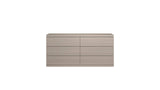 63" Oak Wood Six Drawer Double Dresser - HomeRoots - Flyclothing LLC