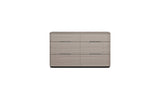 56" Oak Wood Six Drawer Double Dresser - HomeRoots - Flyclothing LLC