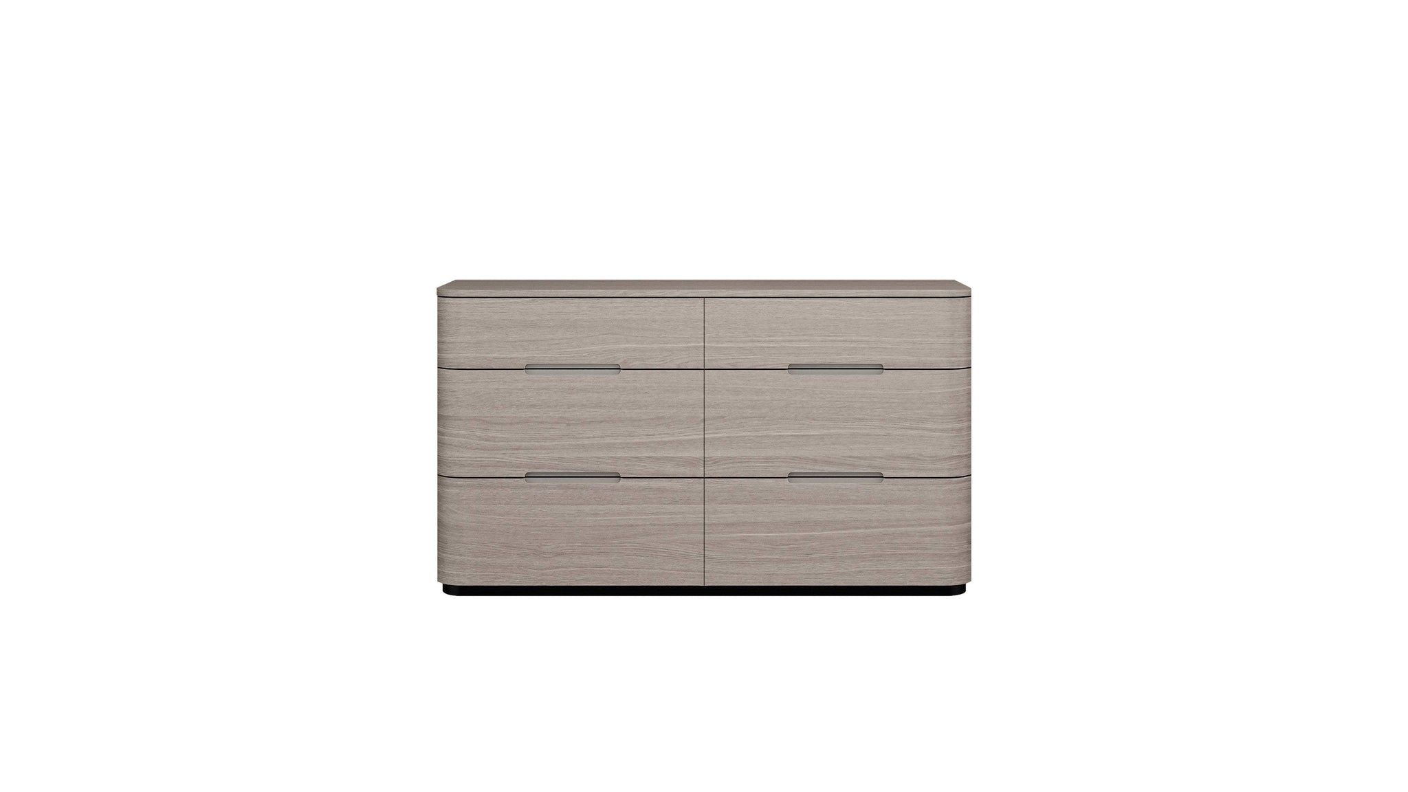 56" Oak Wood Six Drawer Double Dresser - HomeRoots - Flyclothing LLC