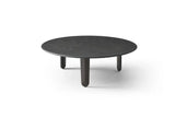 41" Black Solid Wood Round Coffee Table - Homeroots - Flyclothing LLC