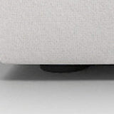 80" White Linen Blend Modular Loveseat and Toss Pillows - HomeRoots - Flyclothing LLC