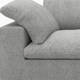 120" Light Gray Linen Blend Modular Sofa With Toss Pillows - HomeRoots - Flyclothing LLC
