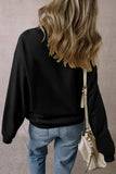 Letter Graphic Round Neck Long Sleeve Sweatshirt - Trendsi - Flyclothing LLC