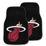NBA - Miami Heat 2-pc Carpet Car Mat Set - Logo Brands - Flyclothing LLC