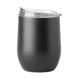 Miami Heat 16oz Black Etch Powder Coat Curved Bev