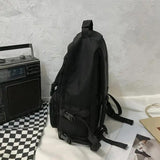 Oxford Cloth Adjustable Straps Backpack Bag - Trendsi