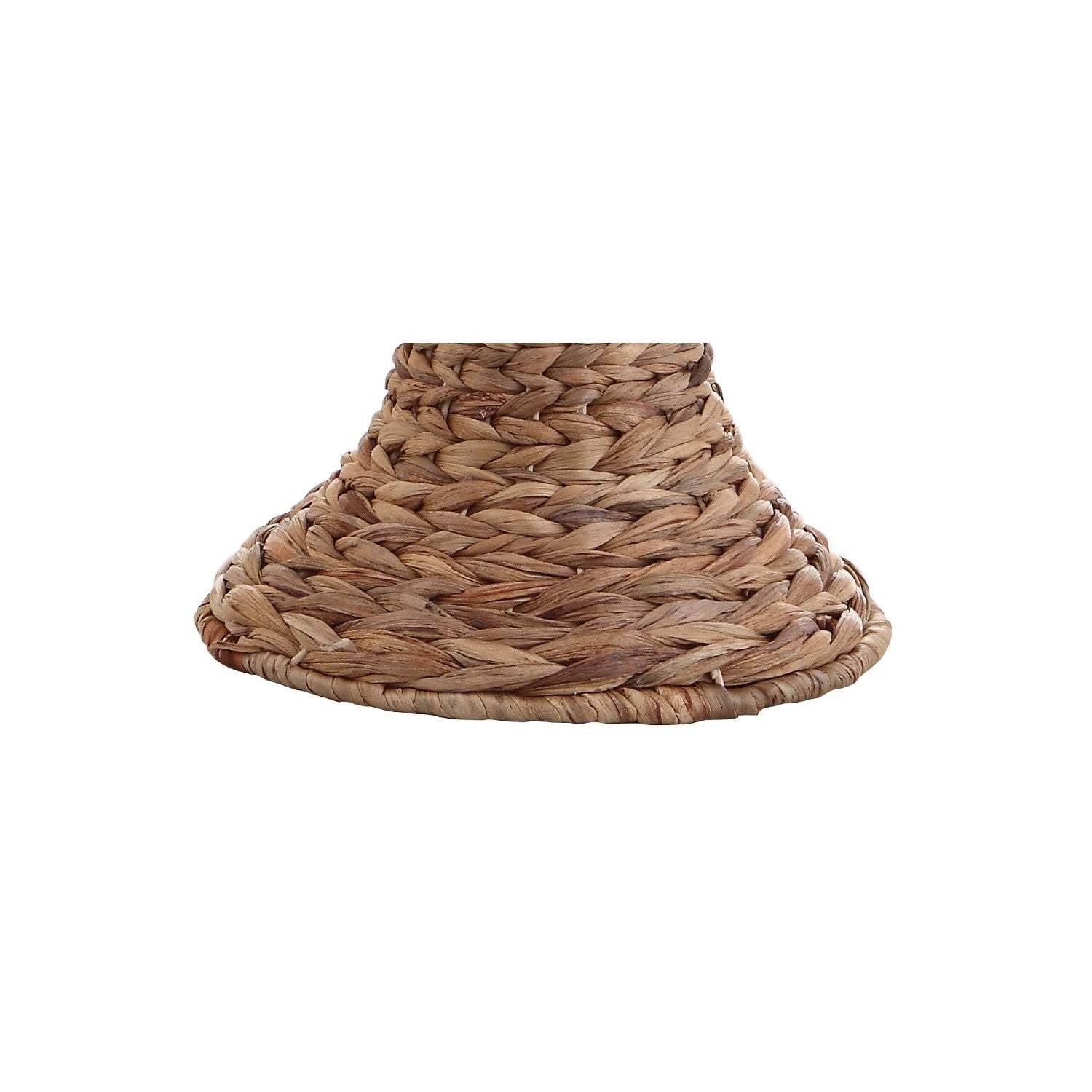 31" Natural Water Hyacinth Urn Table Lamp With Drum Shade - HomeRoots - Flyclothing LLC